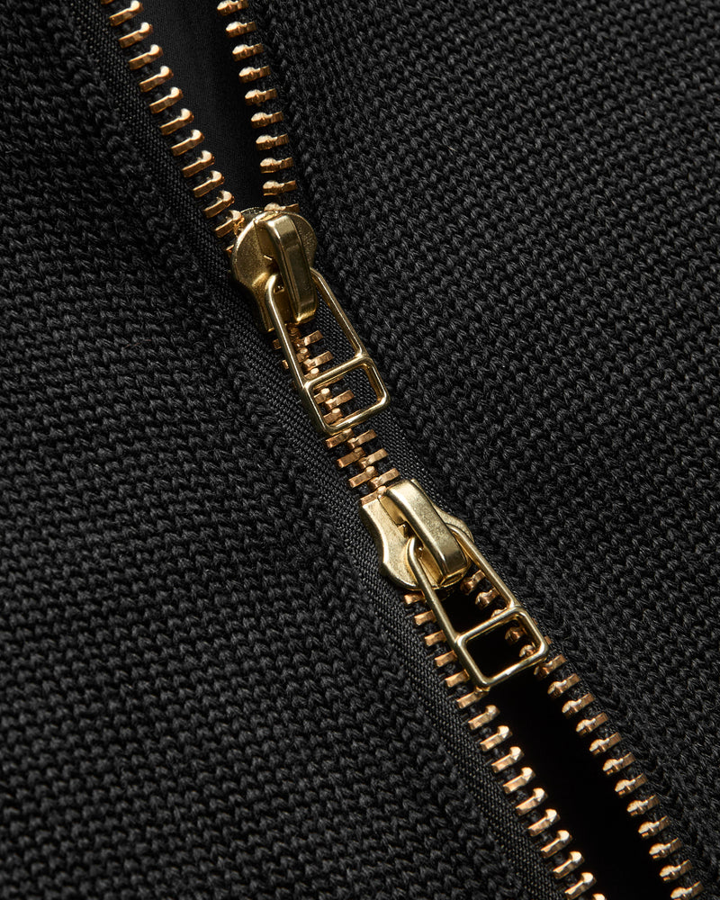 "Full Throttle" Moto Hoodie in Black