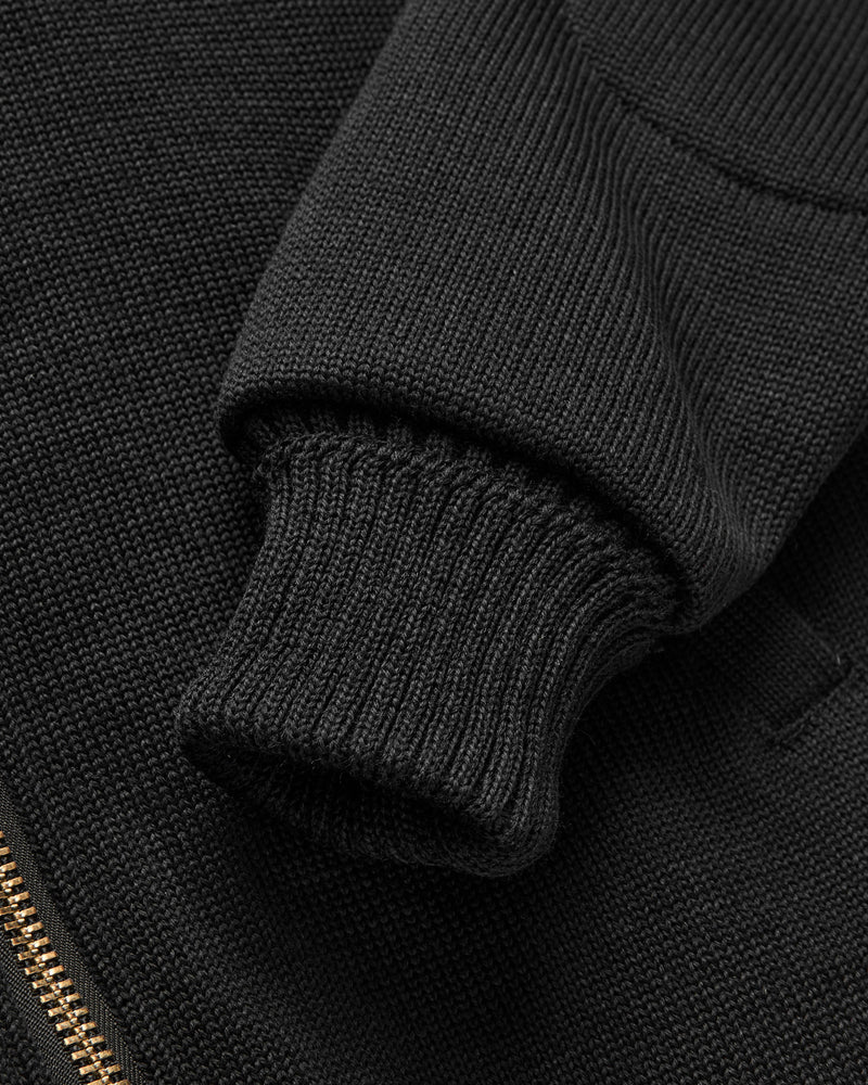 "Full Throttle" Moto Hoodie in Black