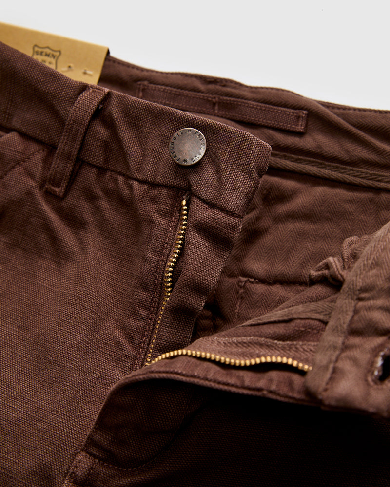 14oz Slub Workers Chino in Bark