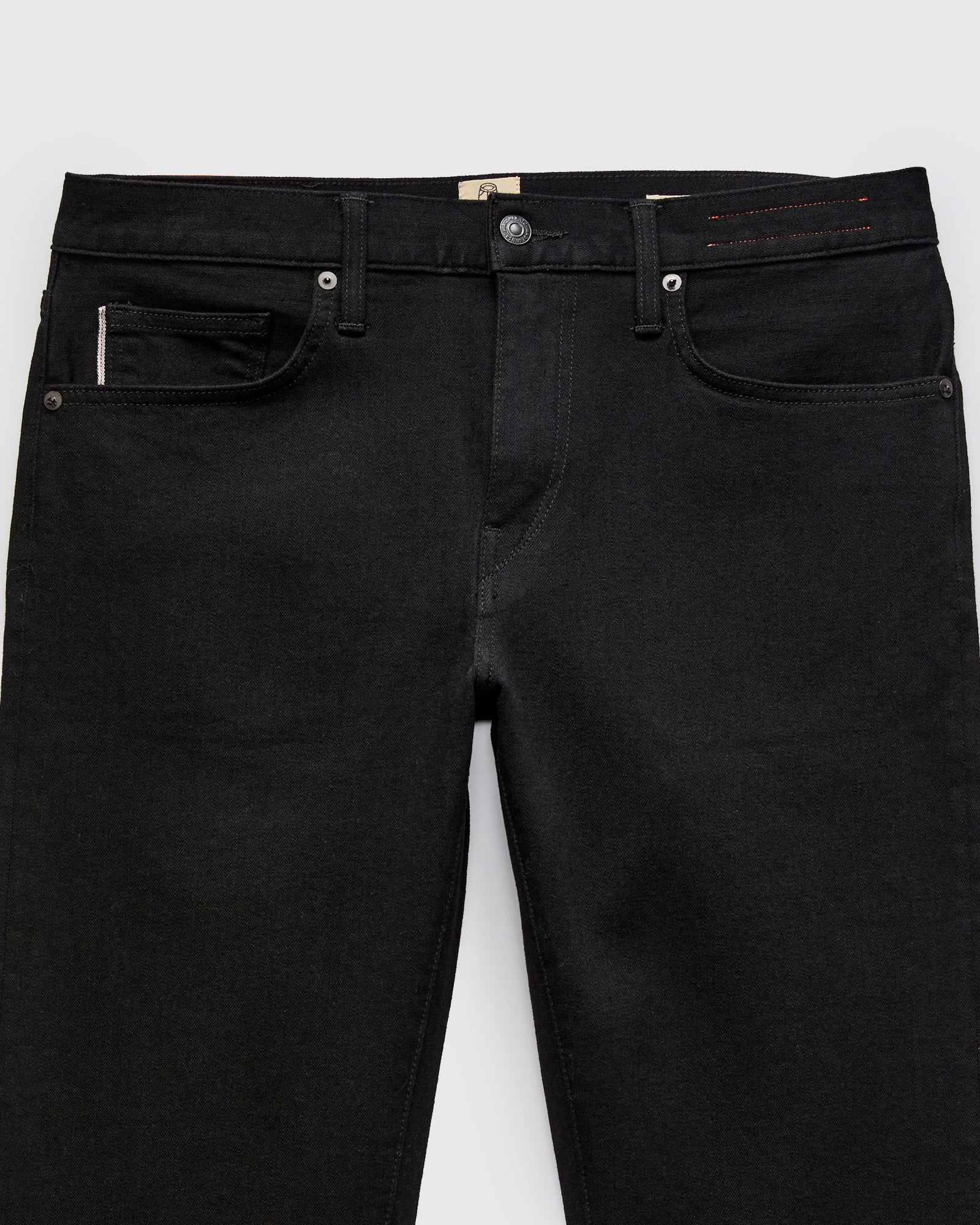 10.5oz Black Stretch Selvedge Denim - Hammer Straight – Blue Owl