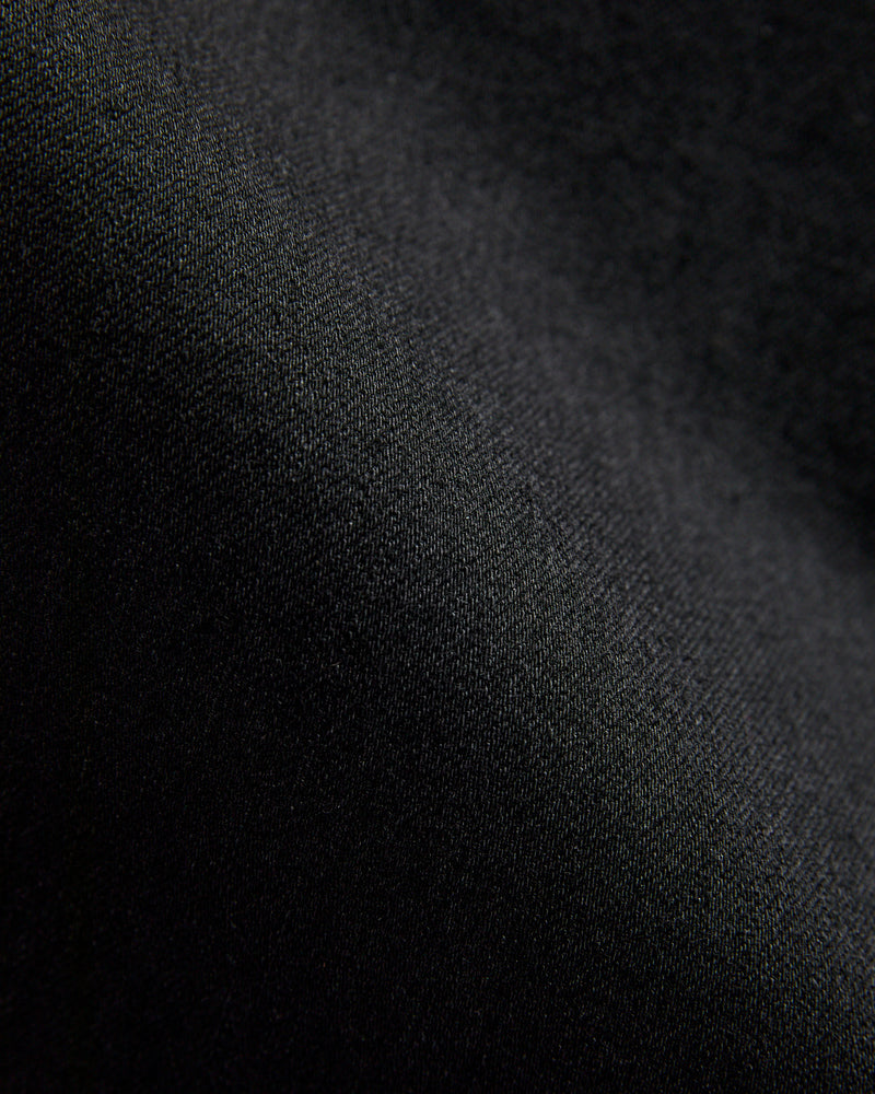 10.5oz Black Stretch Selvedge Denim - Hammer Straight