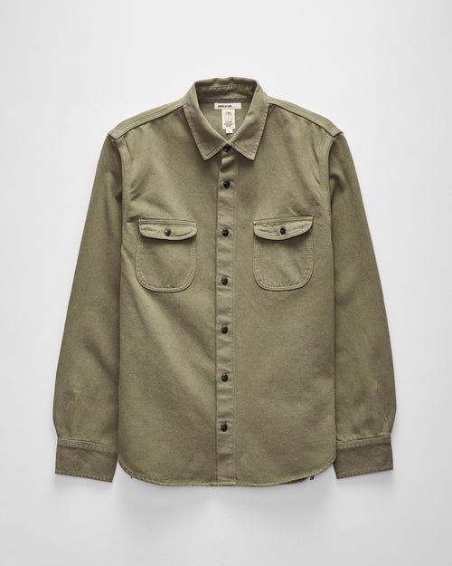 The Brace Long Sleeve Shirt in Sage Smoke