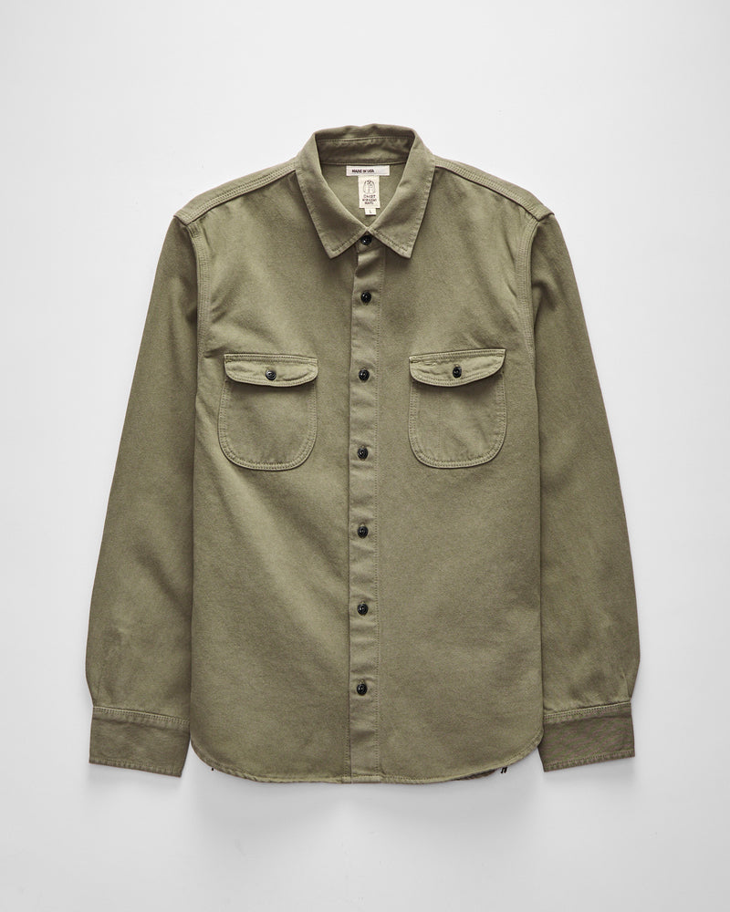 The Brace Long Sleeve Shirt in Sage Smoke