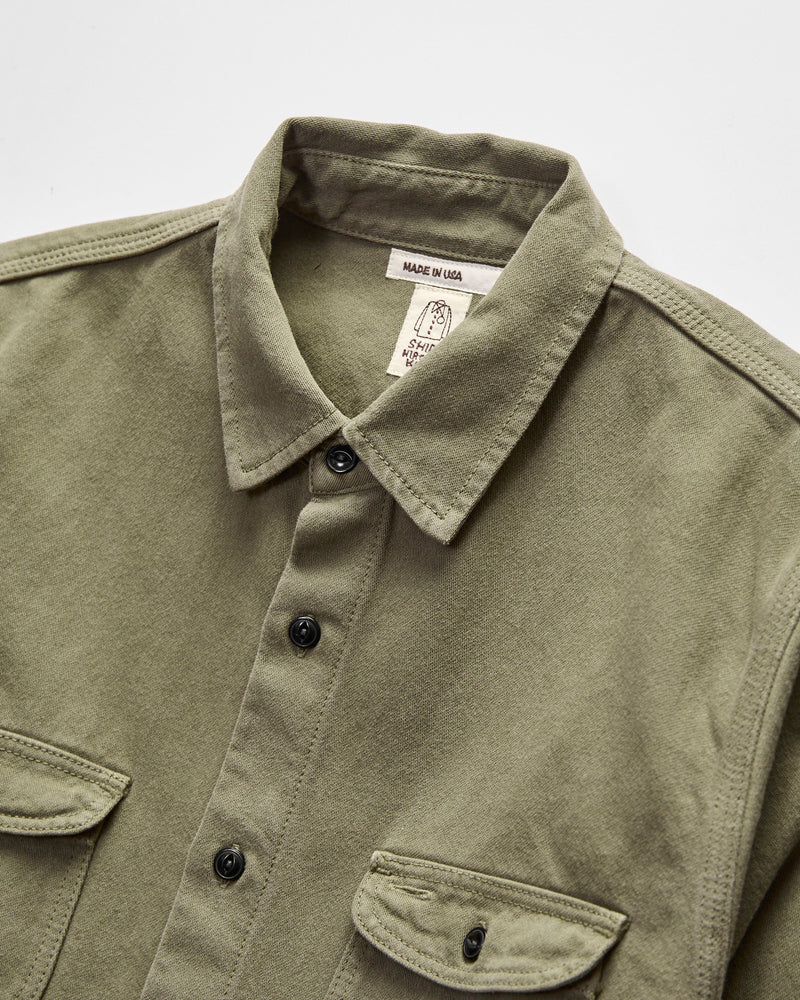 The Brace Long Sleeve Shirt in Sage Smoke