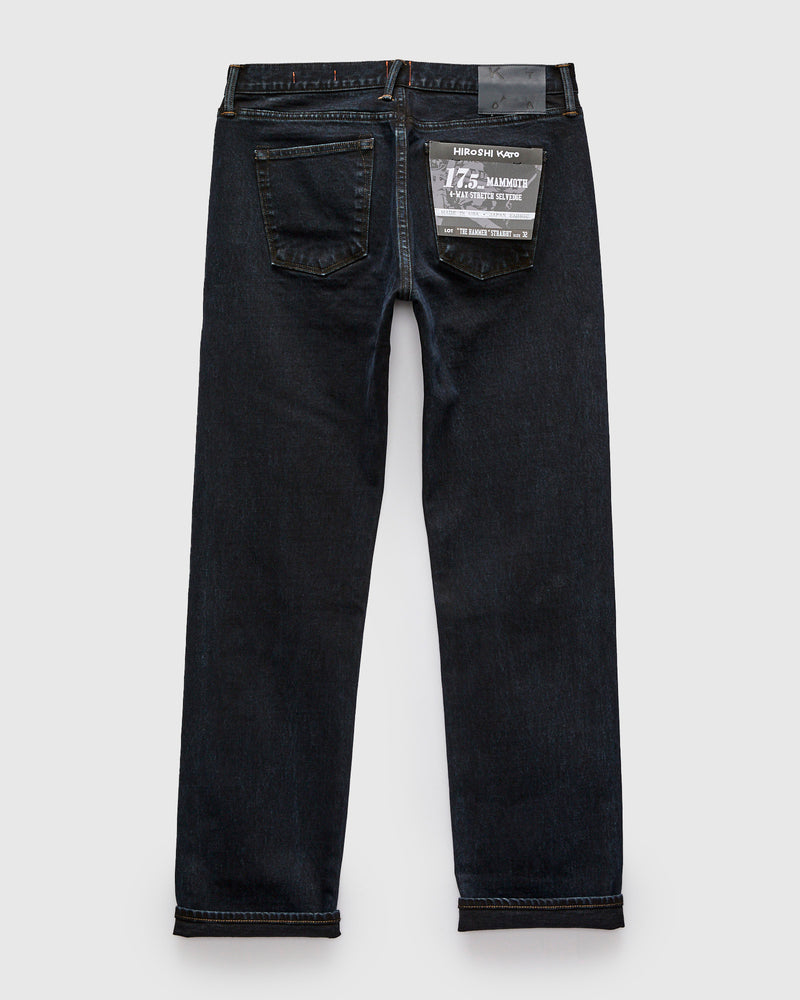 "Sly Mammoth" 17.5oz Heavyweight Stretch Selvedge Denim - Hammer Straight