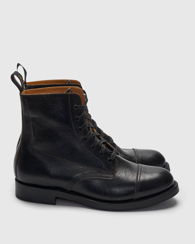 Montgomery Boot in Horween SHF Horsehide Black