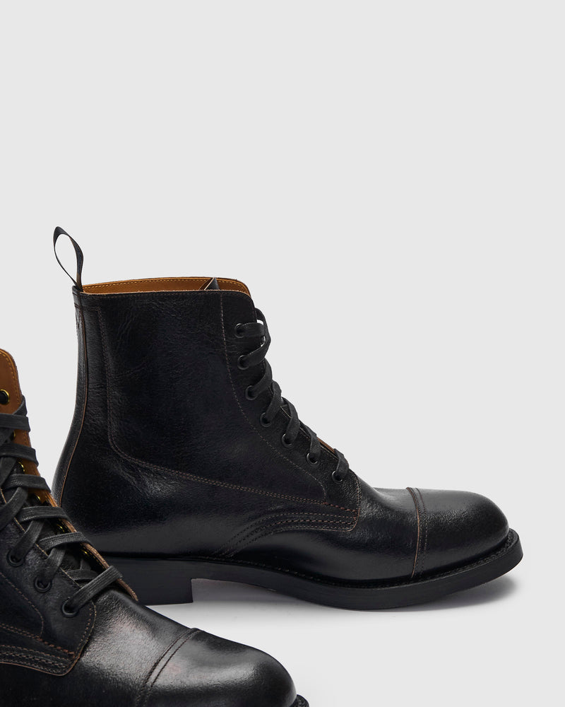 Montgomery Boot in Horween SHF Horsehide Black