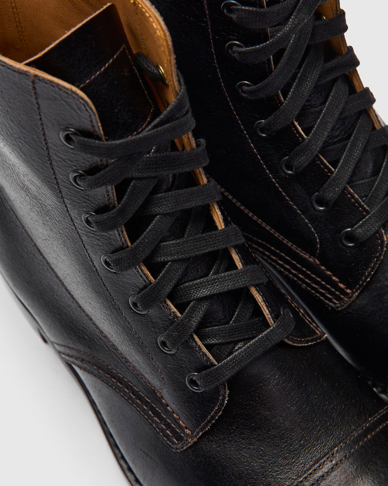 Montgomery Boot in Horween SHF Horsehide Black