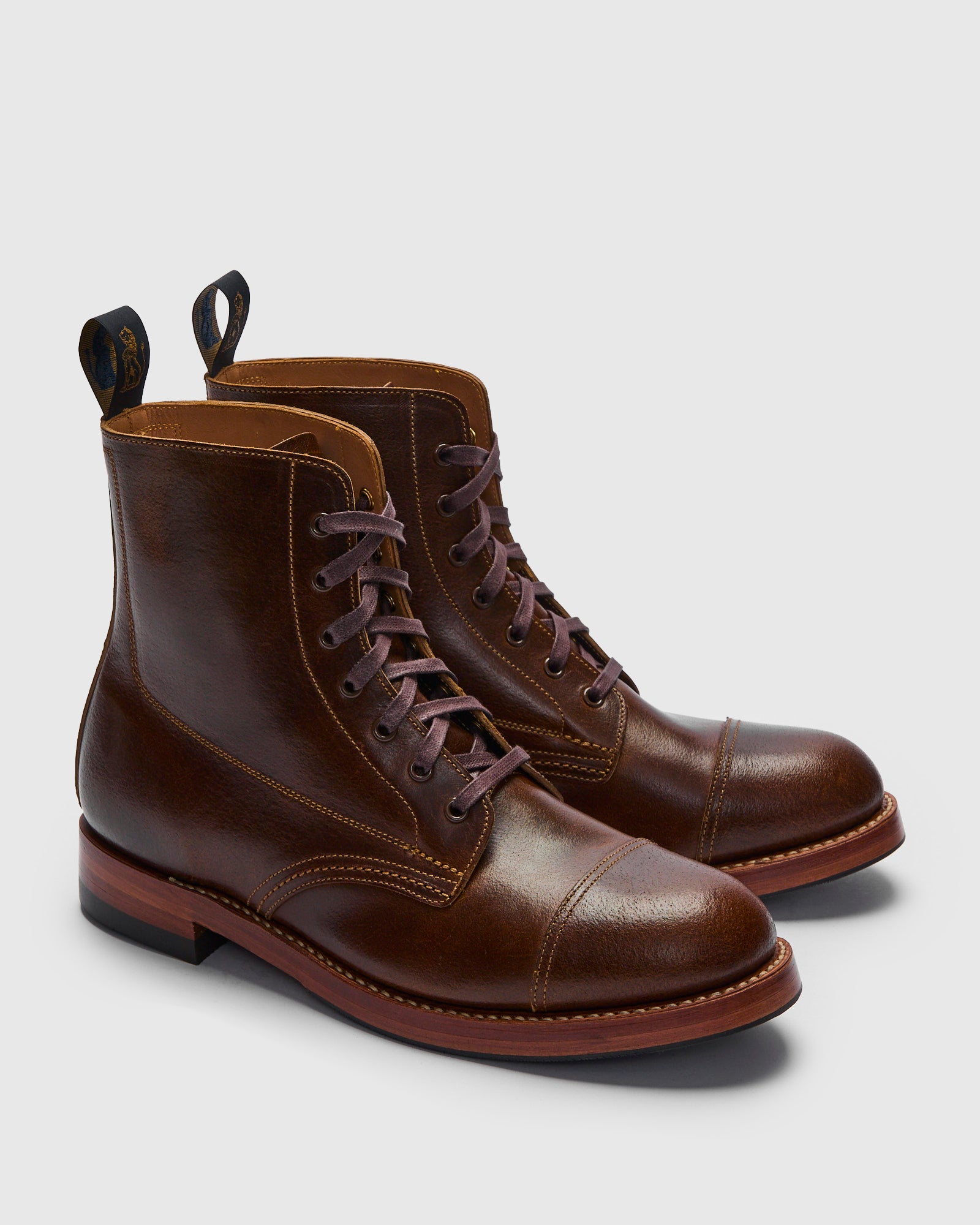 Montgomery Boot in Horween SHF Horsehide Havana – Blue Owl Workshop