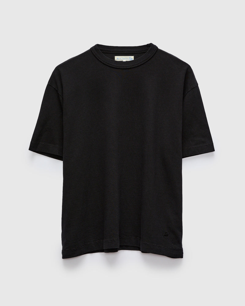 GHP01 "Good Basics" Sturdy Giza Hemp 7.1oz T-Shirt in Deep Black