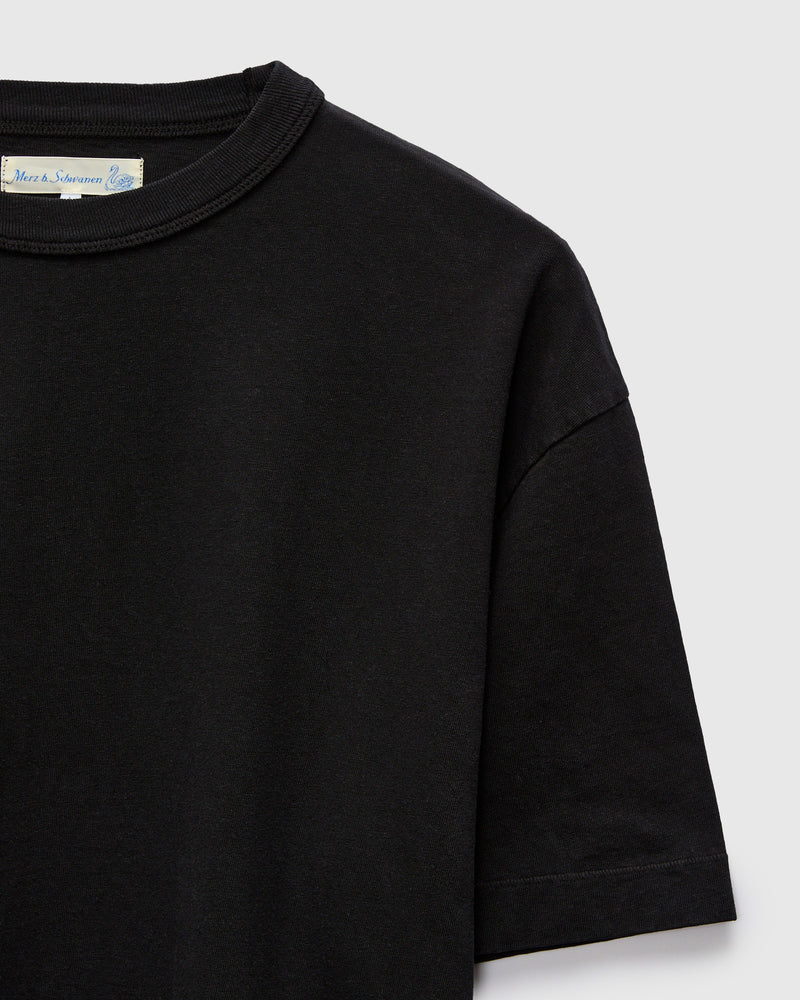 GHP01 "Good Basics" Sturdy Giza Hemp 7.1oz T-Shirt in Deep Black