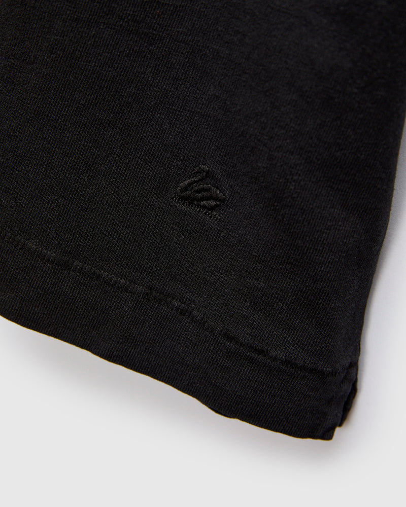 GHP01 "Good Basics" Sturdy Giza Hemp 7.1oz T-Shirt in Deep Black