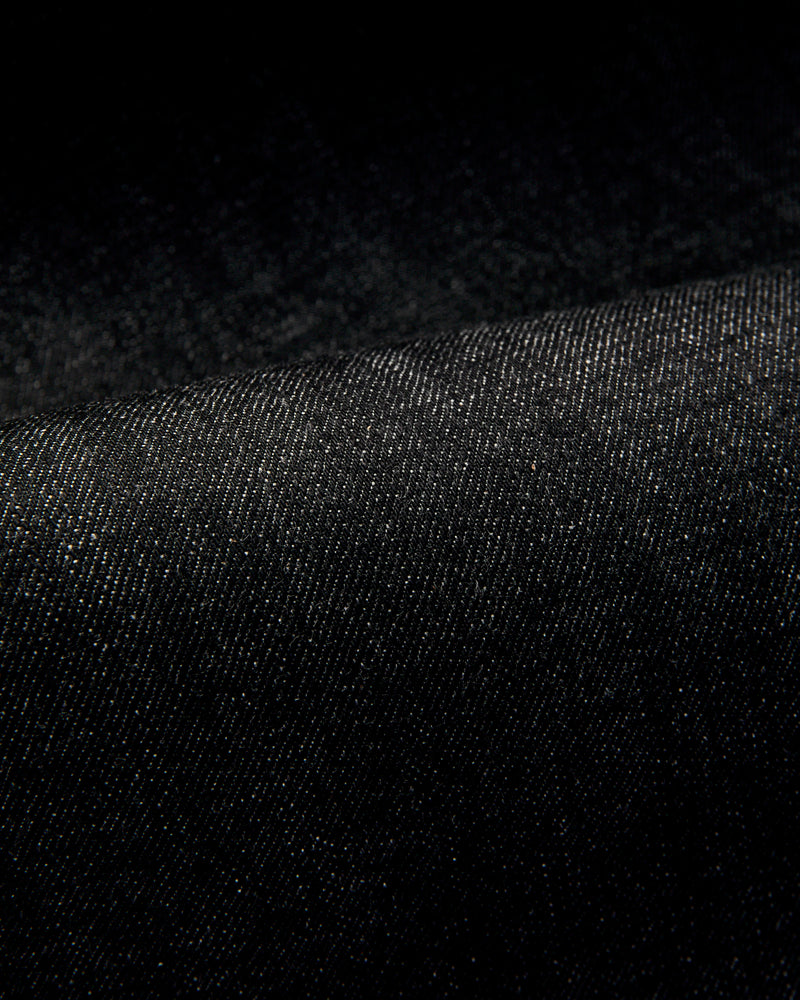 "Yatagarasu" 15oz Black Selvedge Denim - Easy Guy Fit