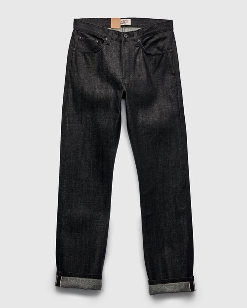 "Yatagarasu" 15oz Black Selvedge Denim - True Guy Fit