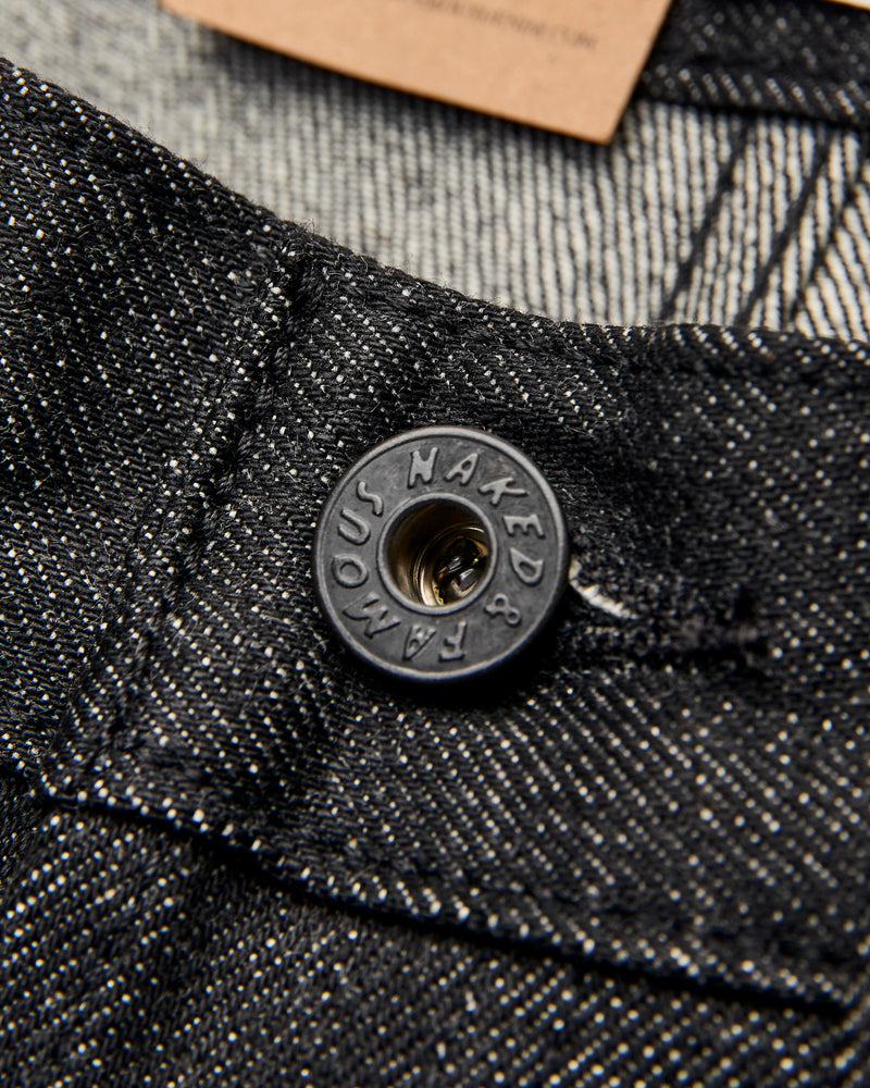 "Yatagarasu" 15oz Black Selvedge Denim - True Guy Fit