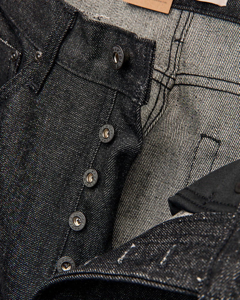 "Yatagarasu" 15oz Black Selvedge Denim - True Guy Fit