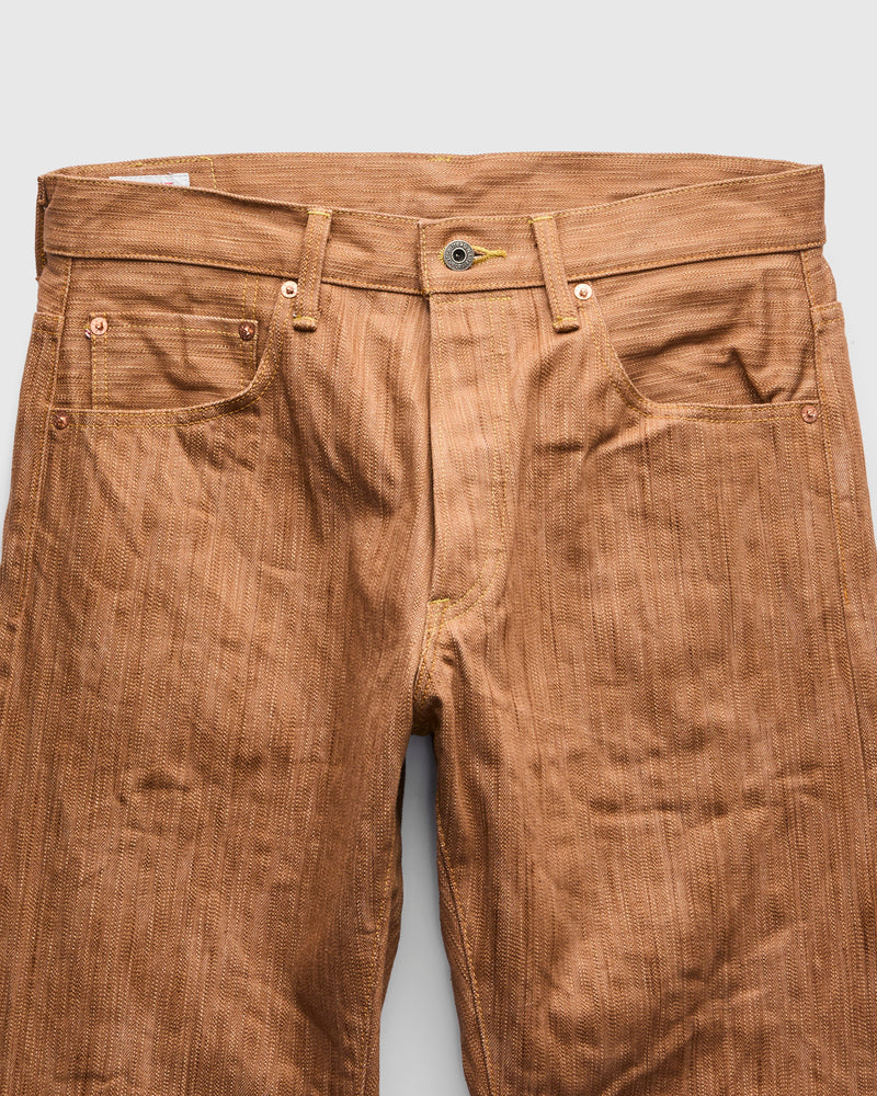 275-AWA "Awa-Kakishibu x Kinari" 20oz Selvedge Denim - Regular Straight Fit