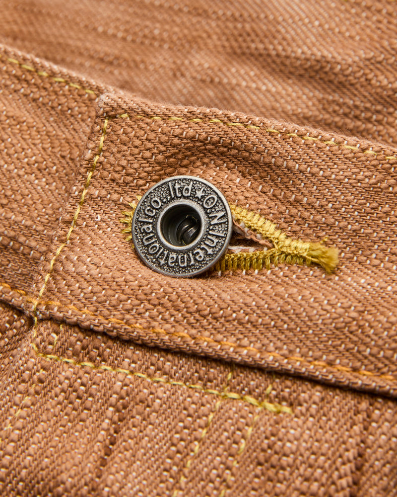 275-AWA "Awa-Kakishibu x Kinari" 20oz Selvedge Denim - Regular Straight Fit