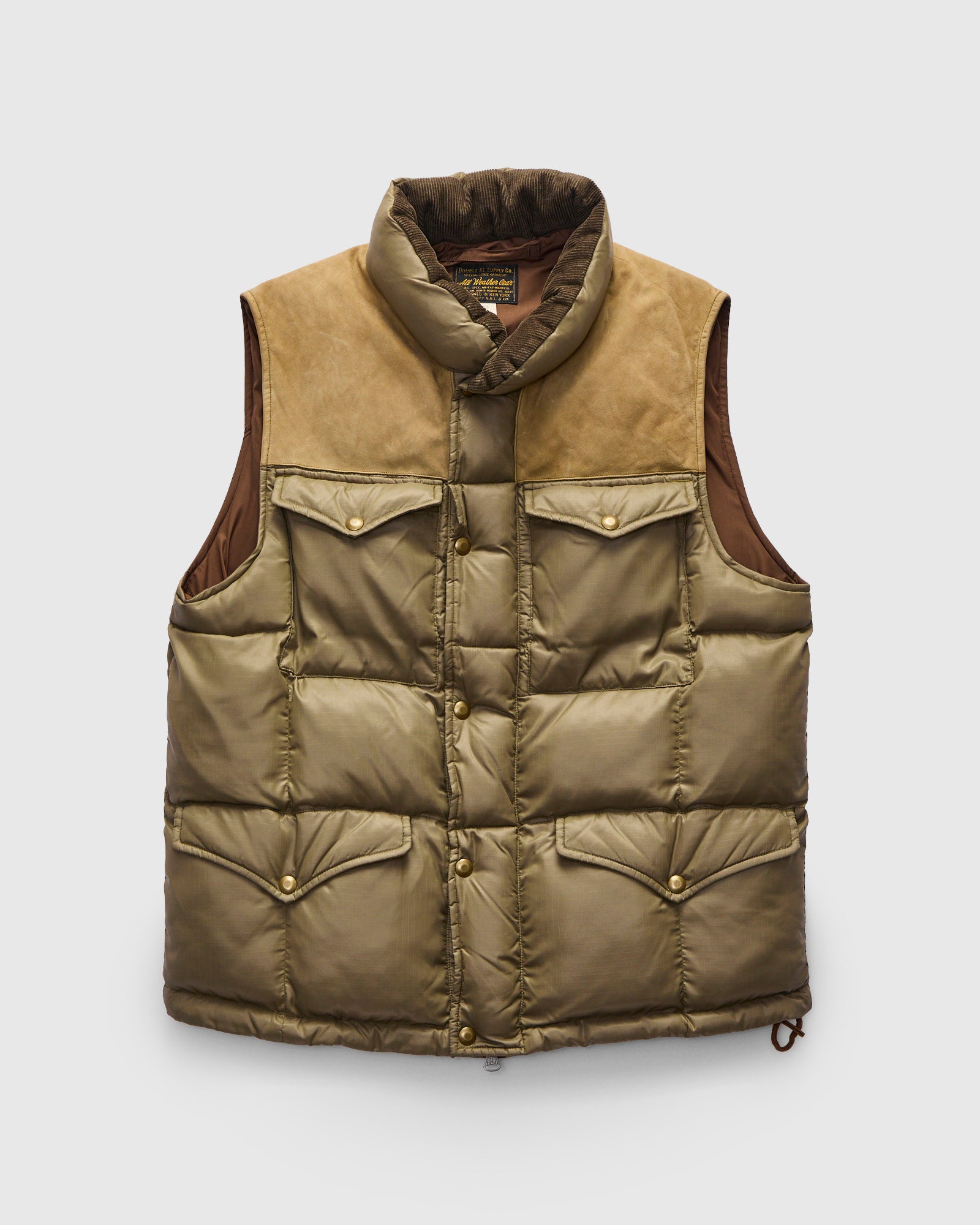 Jacobson Down Vest in Vintage Olive – Blue Owl Workshop
