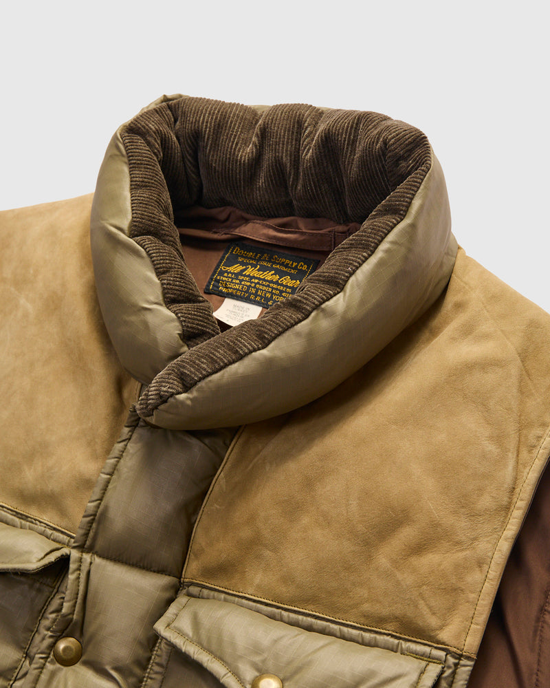 Jacobson Down Vest in Vintage Olive