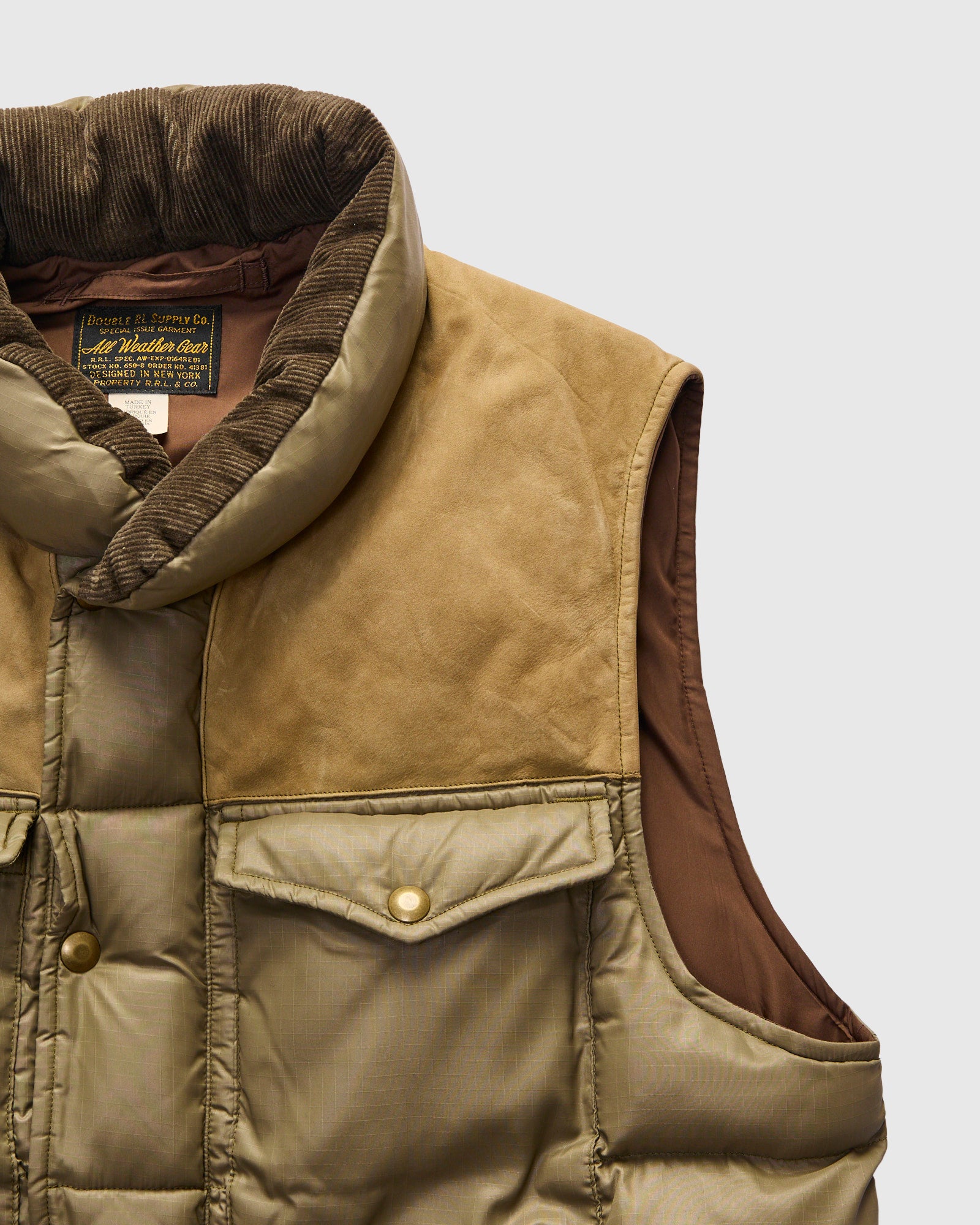 Jacobson Down Vest in Vintage Olive – Blue Owl Workshop