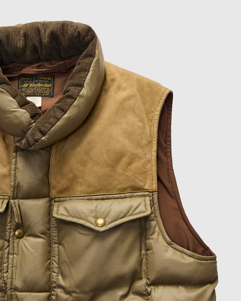 Jacobson Down Vest in Vintage Olive