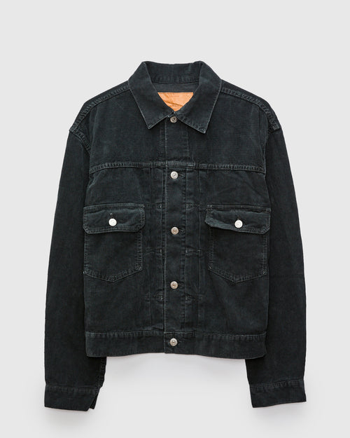 14W Corduroy 2nd Jacket in Black