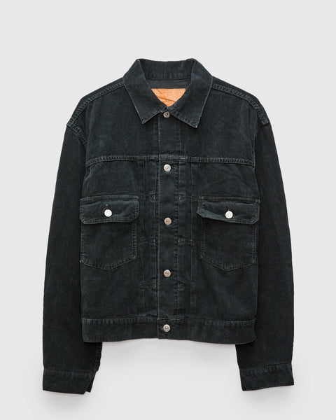 ジャケット・アウター corduroy balboa jacket in black 2025_11_Product_RemiRelief_14W