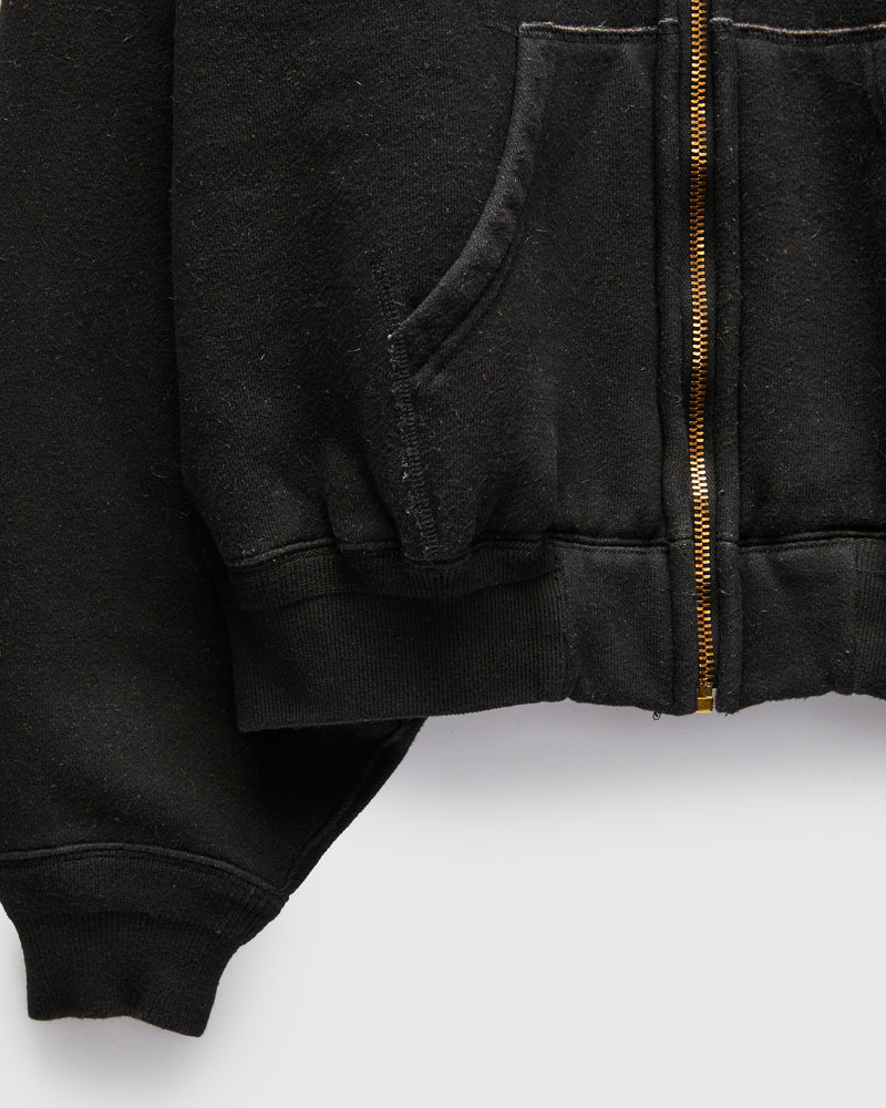 Nep Zip Jacket in Black