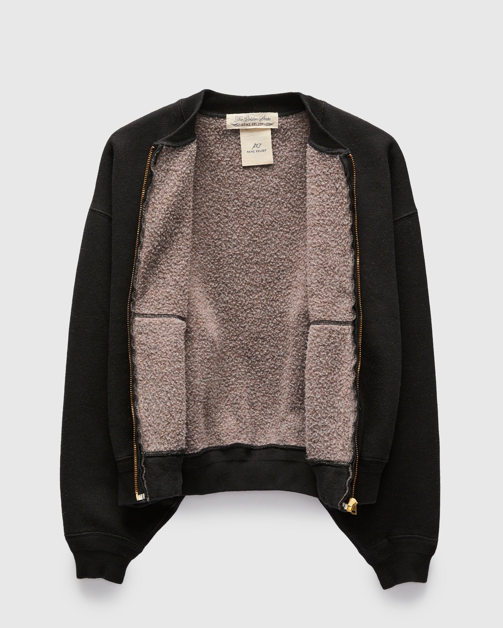 Nep Zip Jacket in Black – Blue Owl Workshop