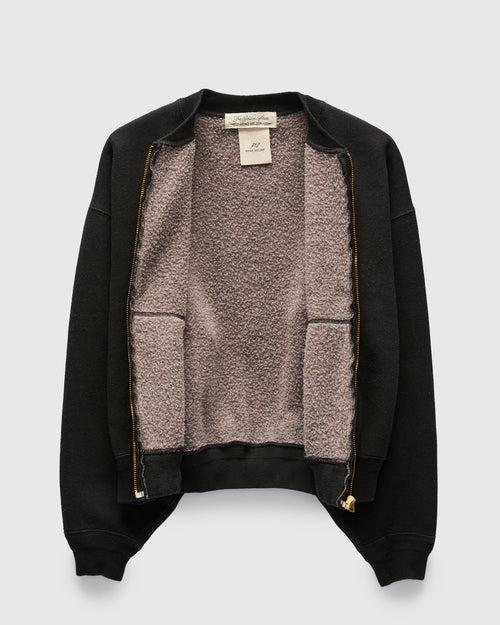 Nep Zip Jacket in Black