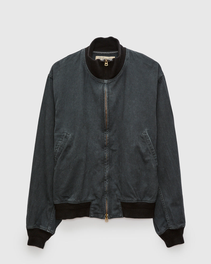 Work Twill Deck Jacket in Black