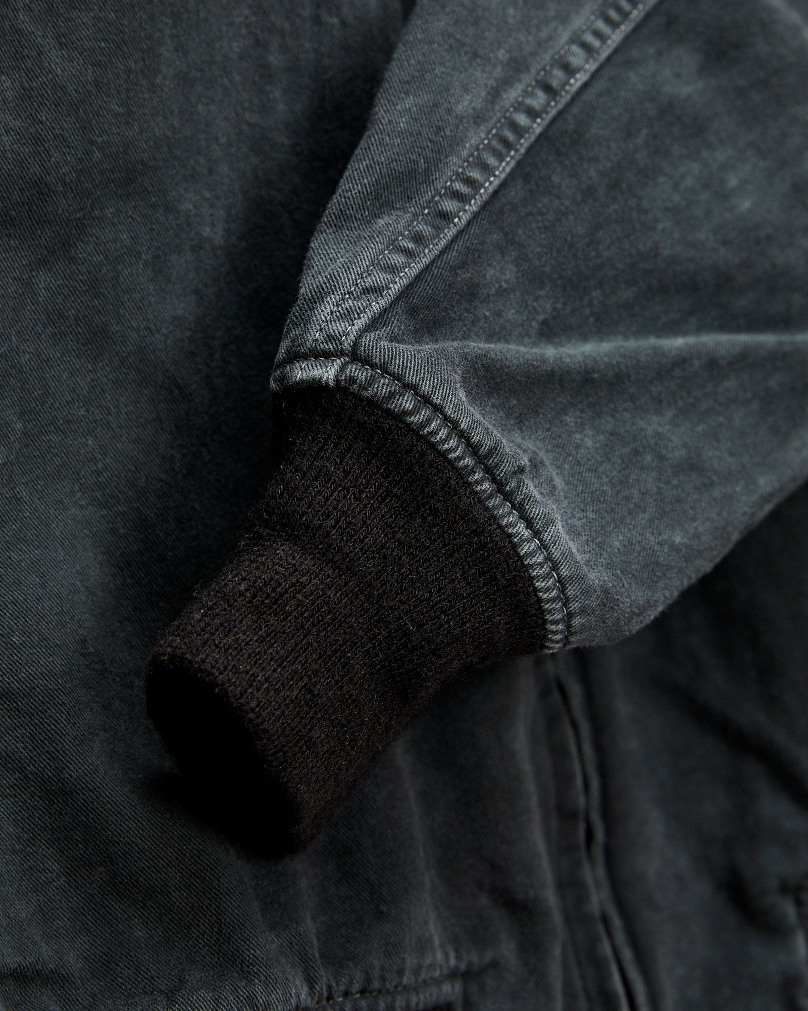 Work Twill Deck Jacket in Black – Blue Owl Workshop