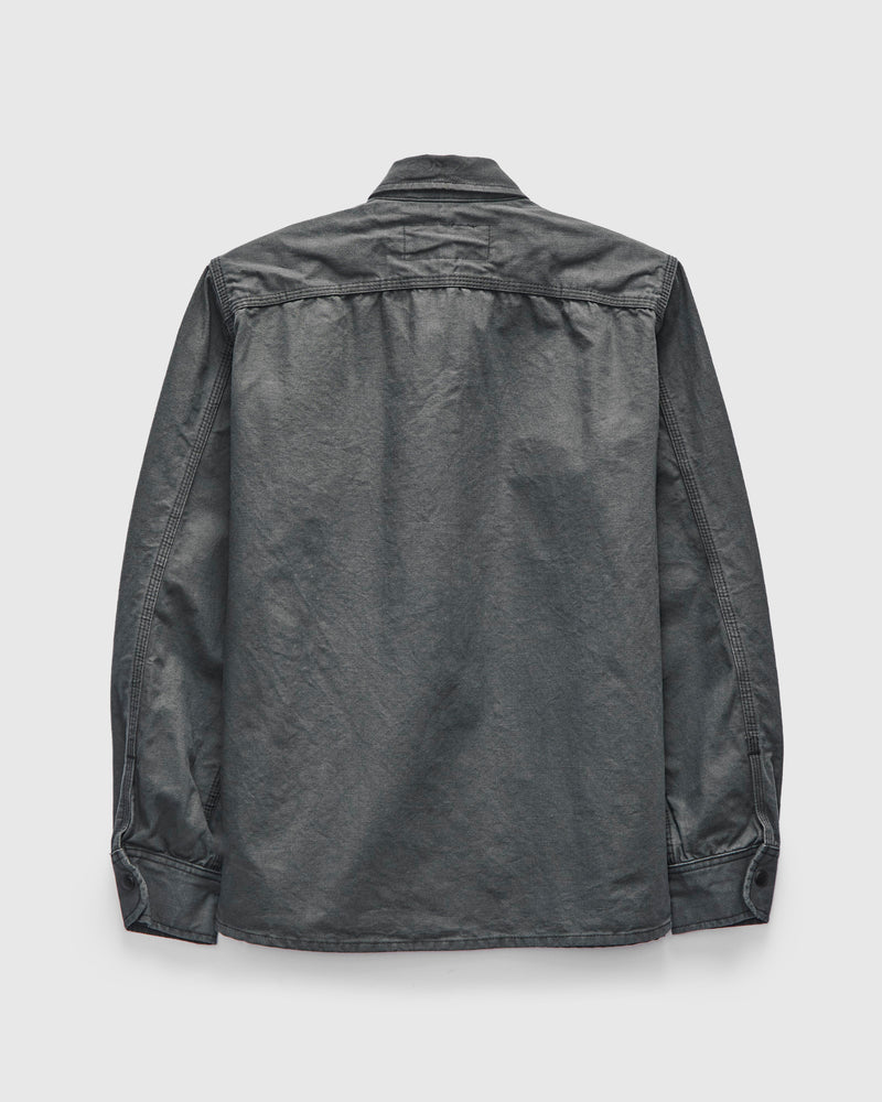 Dyed Canvas Work Shirt in Ash