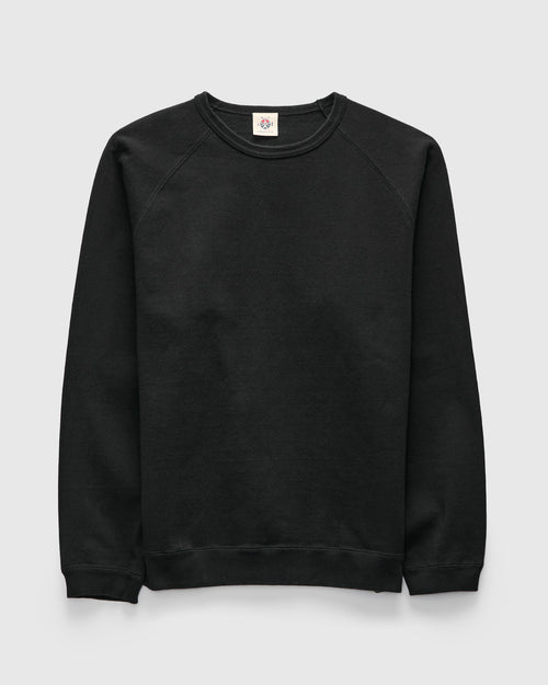 Extra Heavyweight Solid Long Sleeve T-Shirt in Black