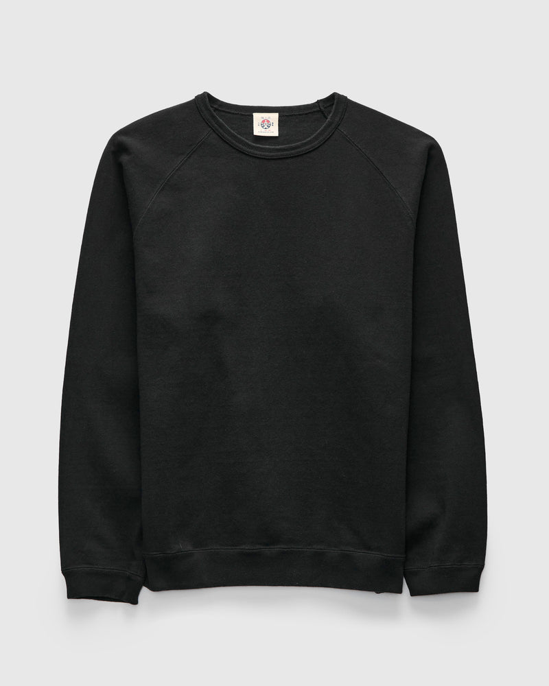 Extra Heavyweight Solid Long Sleeve T-Shirt in Black