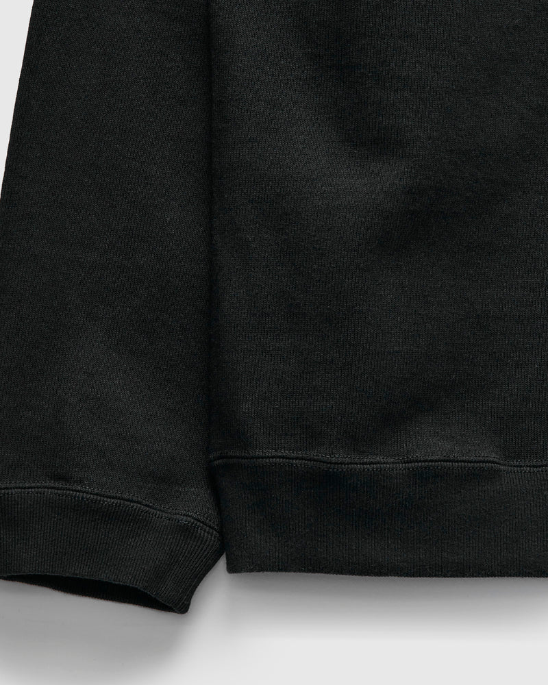 Extra Heavyweight Solid Long Sleeve T-Shirt in Black