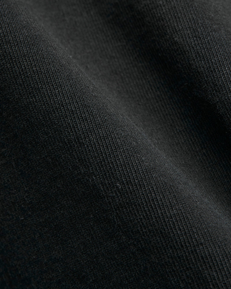 Extra Heavyweight Solid Long Sleeve T-Shirt in Black