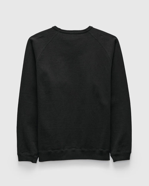Extra Heavyweight Solid Long Sleeve T-Shirt in Black
