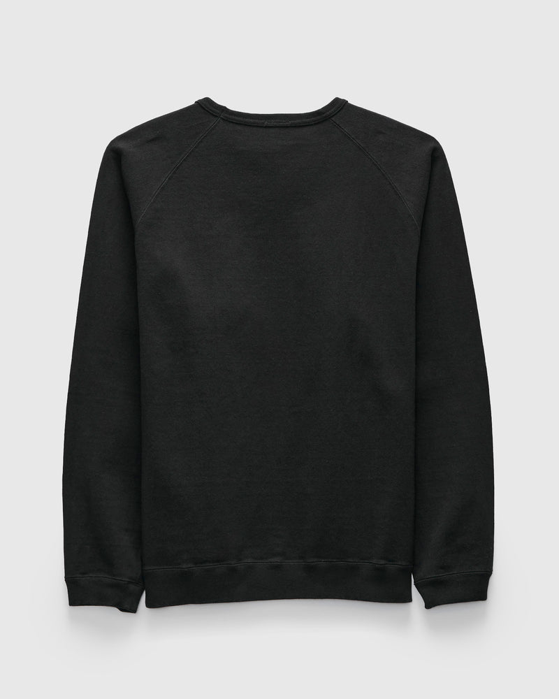 Extra Heavyweight Solid Long Sleeve T-Shirt in Black