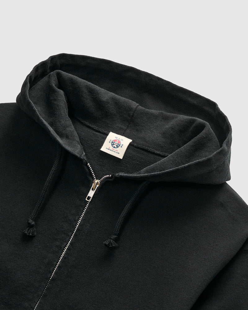 Extra Heavyweight Solid Hoodie in Black