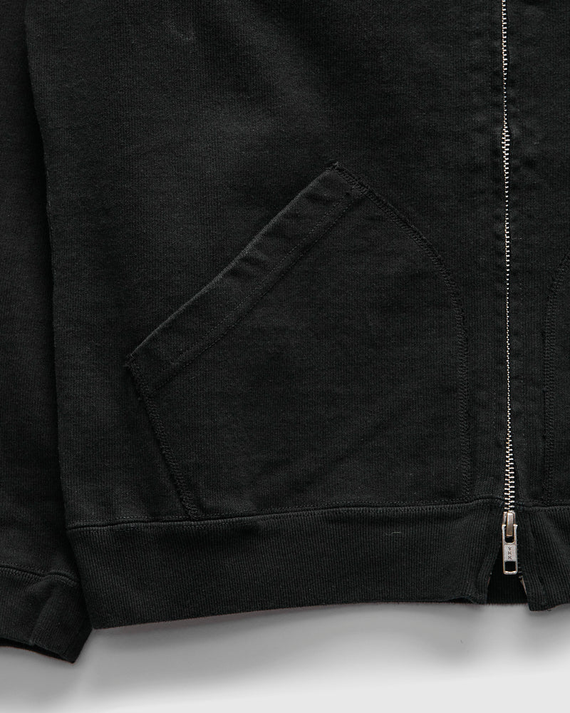 Extra Heavyweight Solid Hoodie in Black
