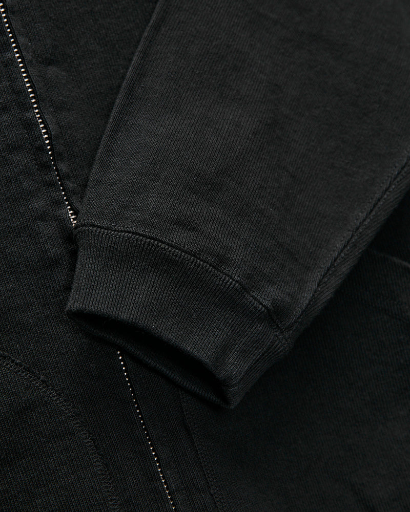 Extra Heavyweight Solid Hoodie in Black