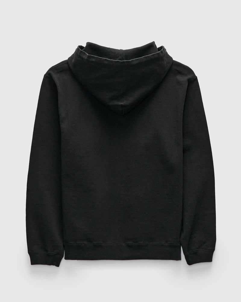 Extra Heavyweight Solid Hoodie in Black