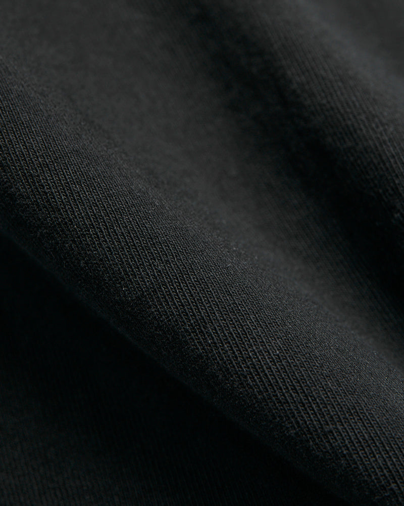 Extra Heavyweight Solid Hoodie in Black