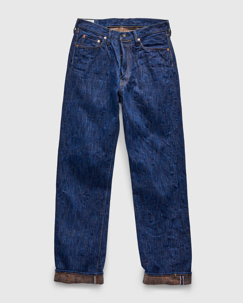 D1905S "Awa Shoai Kakishibu" 15oz Natural Indigo Kakishibu Selvedge Jeans - Regular Straight Fit