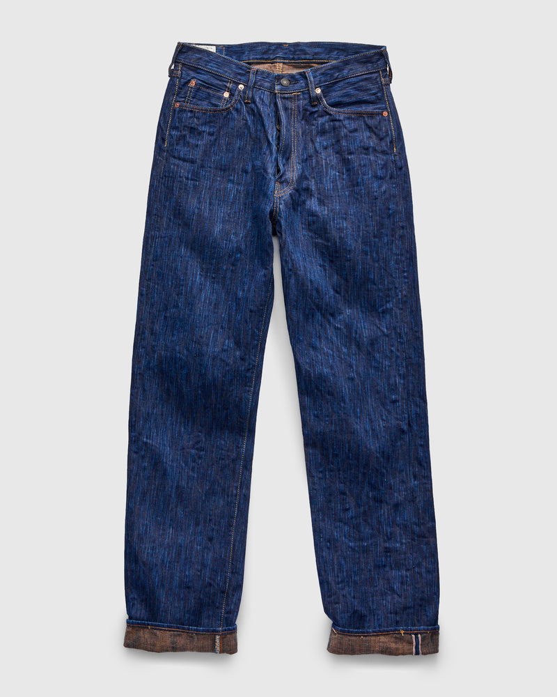 D1905S "Awa Shoai Kakishibu" 15oz Natural Indigo Kakishibu Selvedge Jeans - Regular Straight Fit