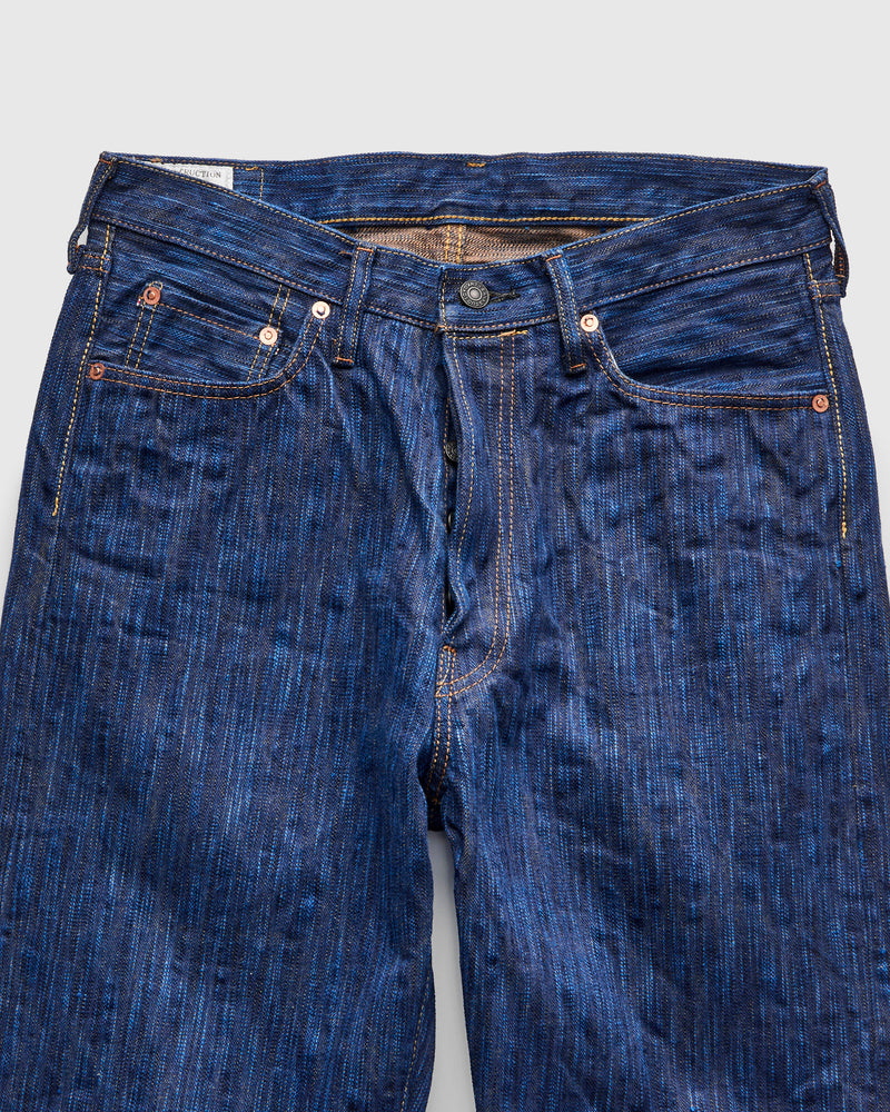 D1905S "Awa Shoai Kakishibu" 15oz Natural Indigo Kakishibu Selvedge Jeans - Regular Straight Fit
