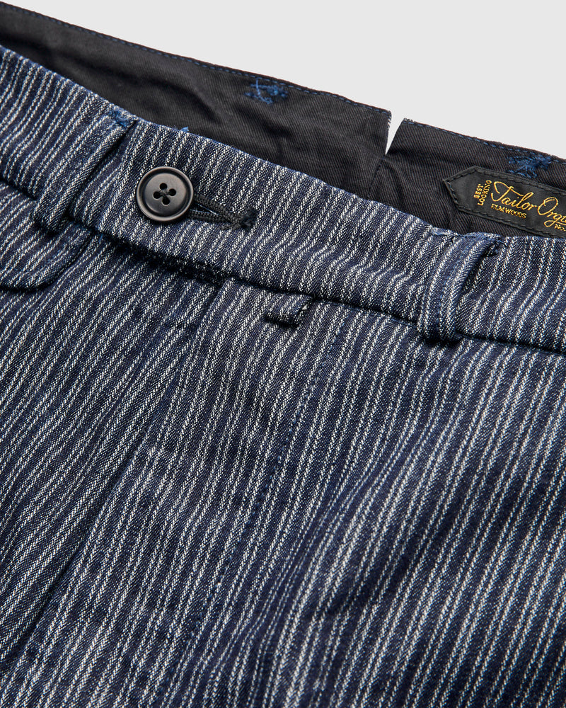 OR-1123 Tailor Work Trousers in Indigo Stripe