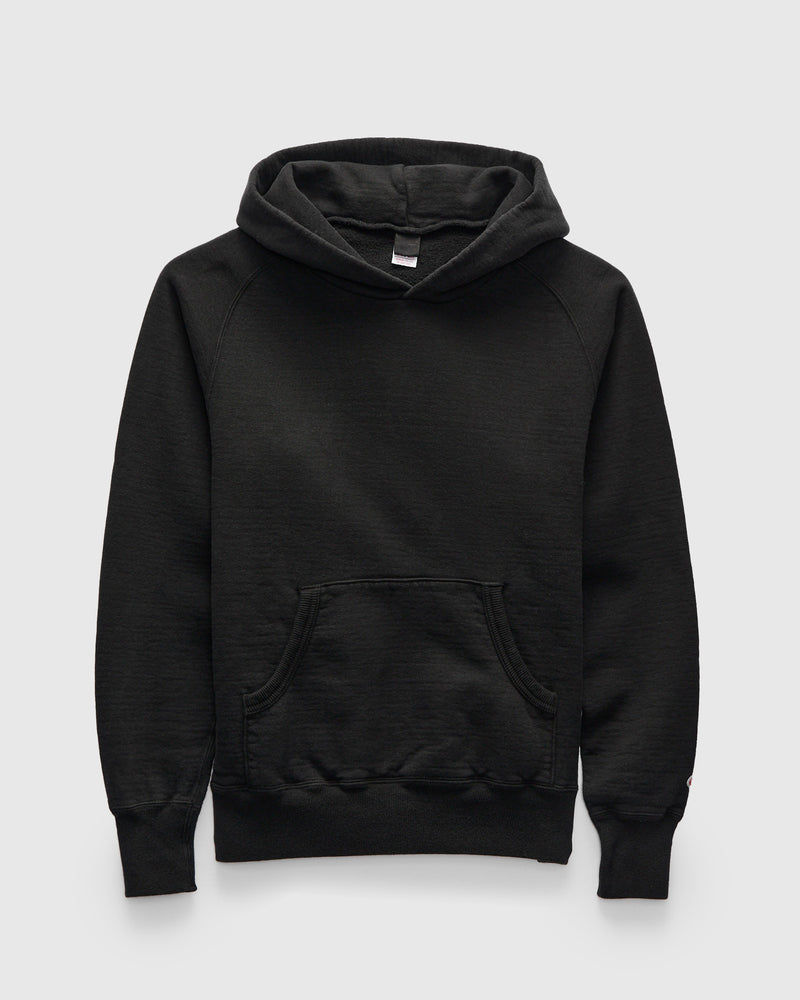 13.5oz Heavyweight Pullover Hoodie in Black